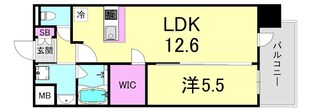 プレサンス心斎橋ニストの物件間取画像